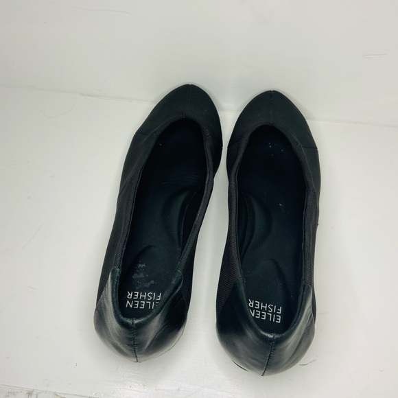 Eileen Fisher Grosgrain Ballet Flats Black Size 9 SOLD - Picture 6 of 11